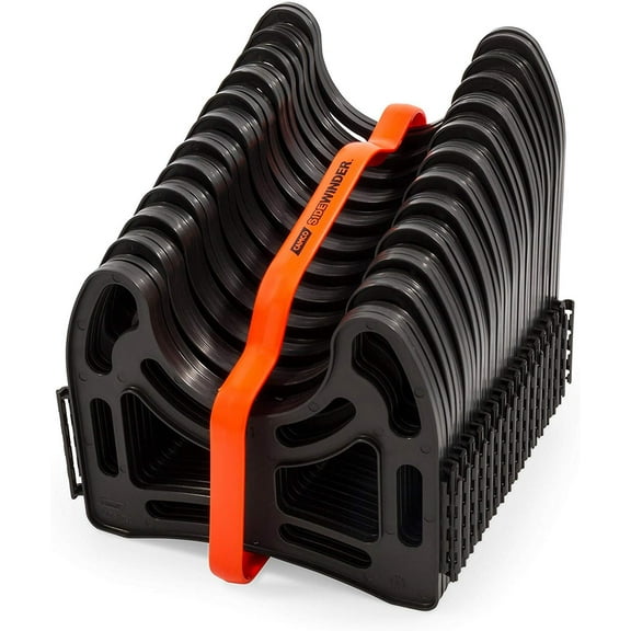 Camco Sidewinder RV Sewer Hose Support - Sturdy Lightweight Plastic - 15' Orange