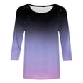 thumbnail image 4 of Blouses for Women Casual Clearance Peplum Sweatshirt for Women Summer Slim Round Neck Long Sleeve Sweatshirt, 4 of 5