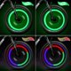 thumbnail image 1 of Paquete de 4 luces LED para ruedas (verde + multicolor), radios para ruedas de bicicleta para MTB, bicicleta de montaña, ciclismo, adultos y niños, 3 modos intermitentes, 1 of 5