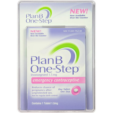 Plan B One-Step Levonorgestrel 1.5 Mg Emergency Contraceptive Tablet - 1 (Best Day After Pill)