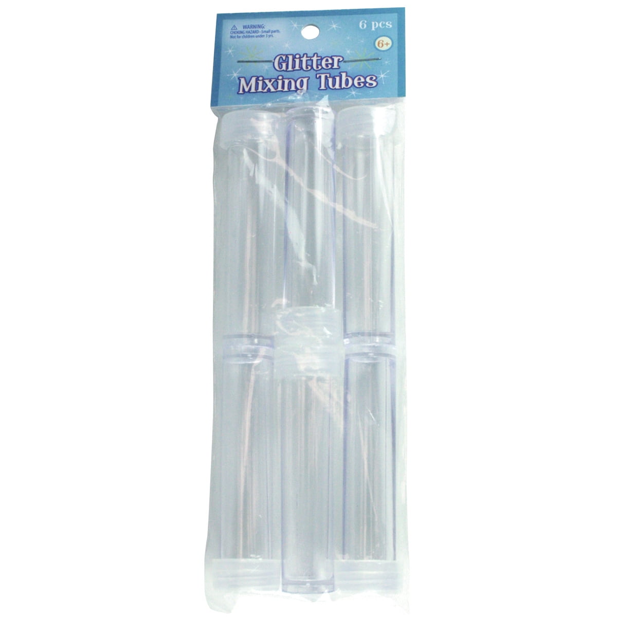 Glitter Mixing Tubes 2.75" 6/Pkg