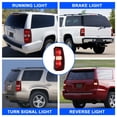 thumbnail image 5 of Tail Lights Assembly Compatible with 2007-2014 Chevy Tahoe/Suburban 1500 2500,OE Style Rear Brake Lamp Replacement Driver & Passenger Side, 5 of 10
