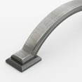 thumbnail image 2 of GlideRite 3 in. Center Arched Square Pulls Cabinet Hardware Handles, Brushed Pewter, Pack of 25, 2 of 3