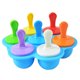 thumbnail image 4 of 7 Holes Popsicle Molds With 9PCS Sticks Non-Stick DIY Ice Popsicle, Popsicle Makers for Egg Bites, Lollipop and Ice Cream Mould, Baby Food Storage Container, Non-Stick Cube Trays, 4 of 8