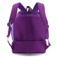 thumbnail image 3 of J World ACE Racket Sports Backpack with Racket Protection & Multiple Storage Compartments, Purple, 3 of 7