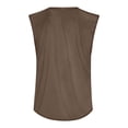 thumbnail image 4 of ADSSDQ Cotton Men's Big and Tall Sleeveless Tank Tops Muscle Shirts Gym Casual Workout Tees with Pocket Brown XL, 4 of 4
