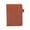 Brown, variant on Denhf Pocket Notebook, Portable College Ruled Lined Journal with Pen Holder, Mini Notepad for Note Taking, Office Supplies, 4.3" x 3.2", Red