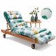 thumbnail image 1 of Cojín Impermeable para Sillón Tumbona de Exterior Uthem 75,1x58x12 cm, 1 of 6