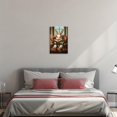 thumbnail image 3 of ZHONGYUTONG Easter Canvas Wall Decor Vintage Bunny Picture Wall Art Cute Rabbit Art Prints for Nursery Kids Bedroom Framed (16.00" x 24.00"), 3 of 5