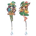thumbnail image 1 of Kits Pintura Diamantes Marcapáginas DIY 2 Uds Forma Especial Navideño, 1 of 9
