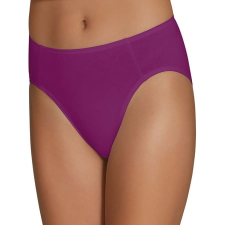 Women's Cotton Stretch Hi-Cut Panties, 6 Pack