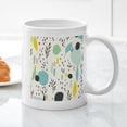 thumbnail image 3 of CafePress - Abstract Colorful Flowers Pattern Mugs - 11 oz Ceramic Mug - Novelty Coffee Tea Cup, 3 of 4