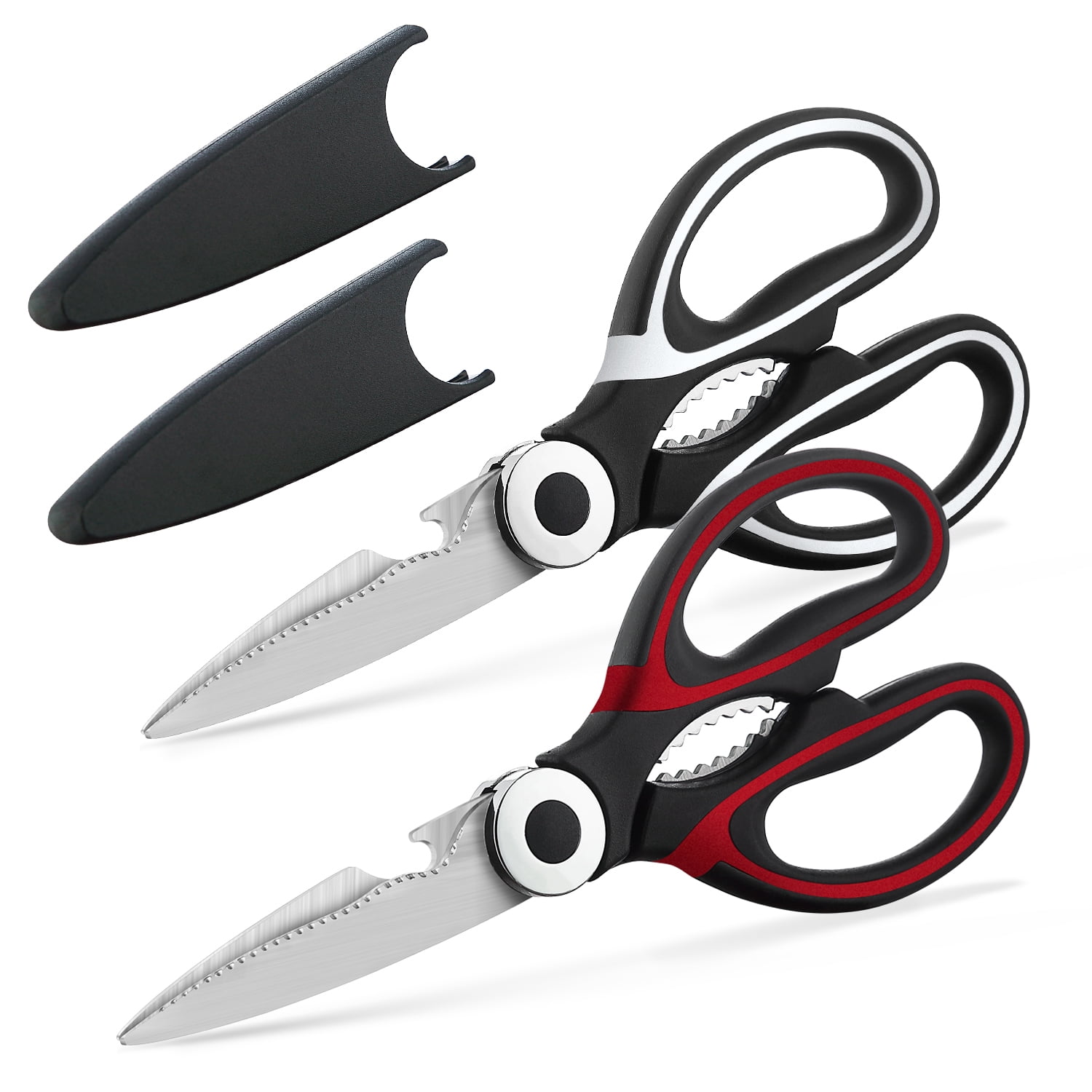 ReaNea Kitchen Shears Heavy Duty Stainless Steel  Multi-function Poultry Shears Set of 2