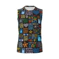 thumbnail image 6 of Lsque Happy Father Day Print Men's Cotton Blend Sleeveless Muscle Shirts (S-3XL)- Moisture Wicking, Odor Protection, UPF 30+,3X-Large, 6 of 8