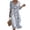 14# Light Blue, variant on Summer Dresses for Women 3/4 Sleeve Floral Pleated Lace Boho Beach Dresses Wine S