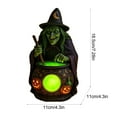 thumbnail image 6 of tasrioml Halloween Witch Cauldron Lamp with Eerie Green Glow LED Landscape Light Spooky Witch Brewing Pot Light for Living Room Bedroom Office, 6 of 8