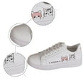 thumbnail image 5 of Athletic Shoes for Women Casual Shoes Fashion Cat Print Lace Up Flat Sneakers Comfortable Walking Shoes for Daily Wear Pu 36 Size, 5 of 5