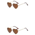 thumbnail image 4 of Gafas de sol Minnieouse en forma de corazón PVC Lente Tac marco de metal dorado, 4 of 6