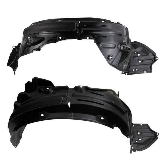 TRQ Inner Fender Liner Set Fits Select 2019 Toyota C-HR TO1248239 TO1249239