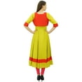 thumbnail image 4 of Bimba Womens Cotton Anarkali Kurta With Jacket Top Kurti Ethnic Designer Dress, 4 of 8