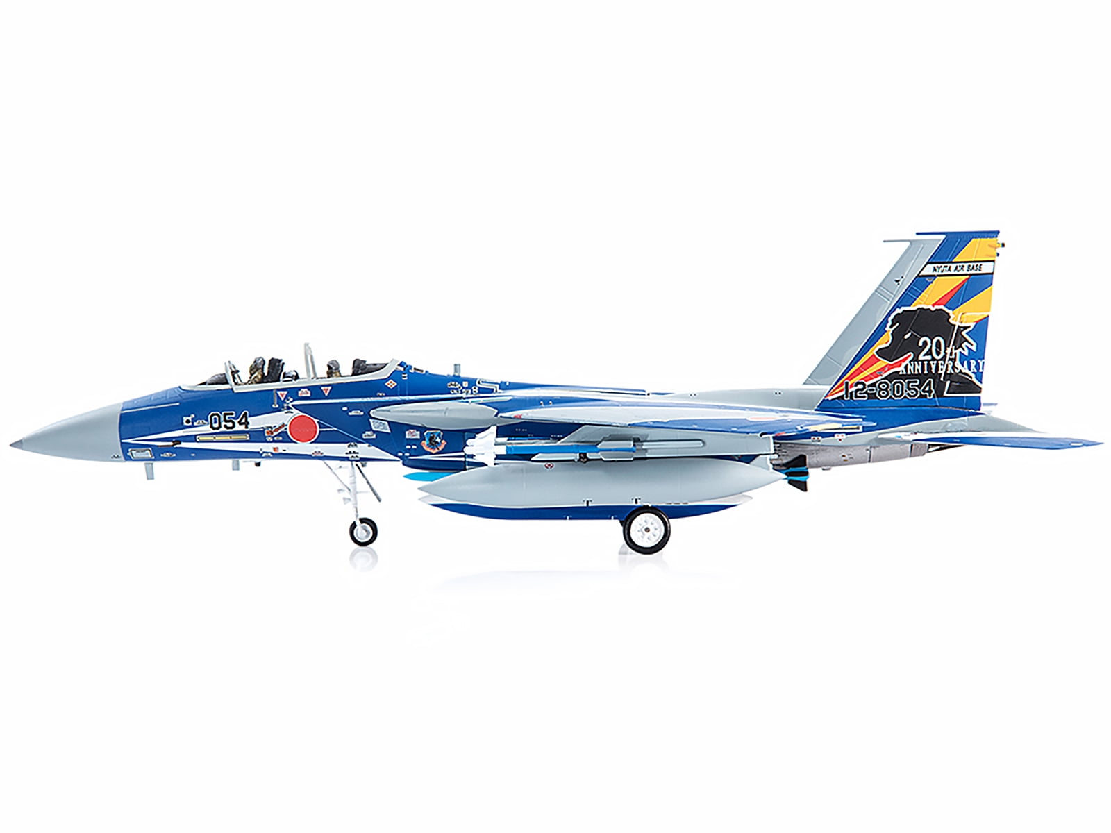 F-15DJ JASDF (Japan Air Self-Defense Force) Eagle Fighter Aircraft w/Stand  Ltd Ed to 600 pcs 1/72 Diecast Model by JC Wings