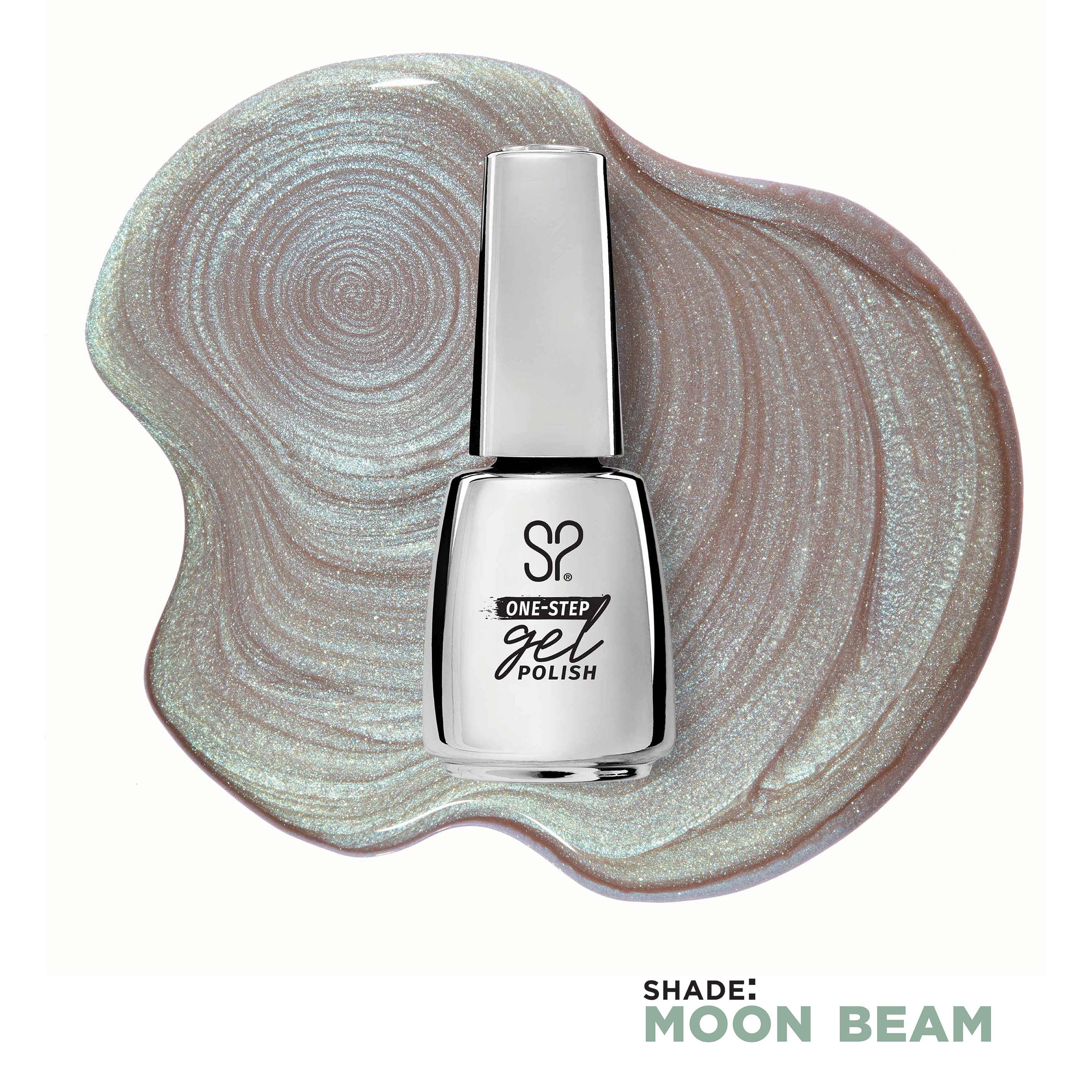 Salon Perfect One Step Gel, Moon Beam, Silver Nail Polish, 0.5 fl oz