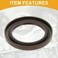 thumbnail image 6 of Unique Bargains Crankshaft Oil Seal No.90311-42037 Main Seal for Toyota 4Runner 2004-2009 6 Cyl 4.0L, 6 of 7