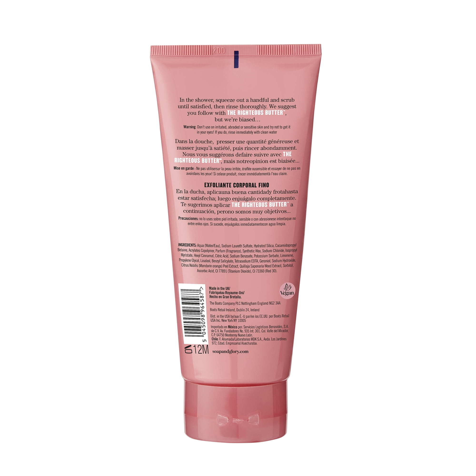 Soap & Glory The Scrub of Your Life Exfoliating Body Polish with Shea Butter & Vitamin E, 6.7 fl oz