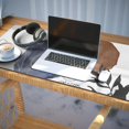 thumbnail image 3 of Long Mouse Pads for Desk,Blue Boho Abstract and Plant Pattern Desk Mats on Top Of Desks, Desk Mouse Pad Extra Large with 3mm Non-Slip Base and Stitched Edge for Gaming,Office,Work,Home 35.4"x15.7", 3 of 6