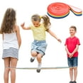 thumbnail image 6 of HUISZJ Chinese Jump Rope Rubber Elastic Jumping Rope Game For & Adults Sports Essentials （Rainbow）, 6 of 10