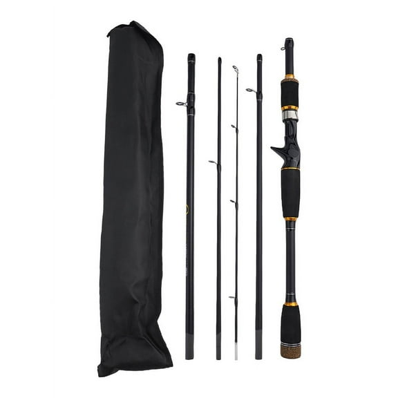 1.8/2.1M Carbon Fiber Lure Fishing Rod Ml Travel Spinner Baitcasting Pole
