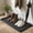 XW-BLACK, variant on SIXHOME Heavy Duty Rubber Boot Tray Waterproof Non Slip Shoe Mat with Lip Durable Entryway Shoe Organizer Tray for Front Door Indoor Outdoor Muddy Shoes Storage 17“x47" Diamond Black