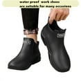 thumbnail image 4 of Men's and Women's Anti-Slip Waterproof Comfortable Work Shoes for Kitchen Garden Hospital Outdoor Waterproof Short Ankle Rain Boots Slip-On Water Shoes, 4 of 7