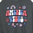 thumbnail image 3 of Instant Message - America Vibes - Women's Racerback Tank Top, 3 of 6