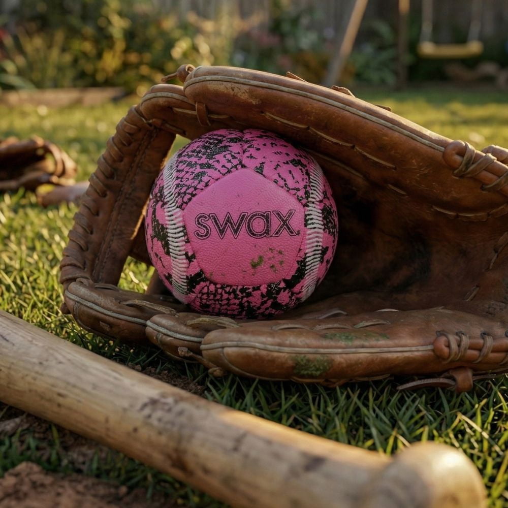 (3 pack) Swax Training Baseball- Pink Snakeskin