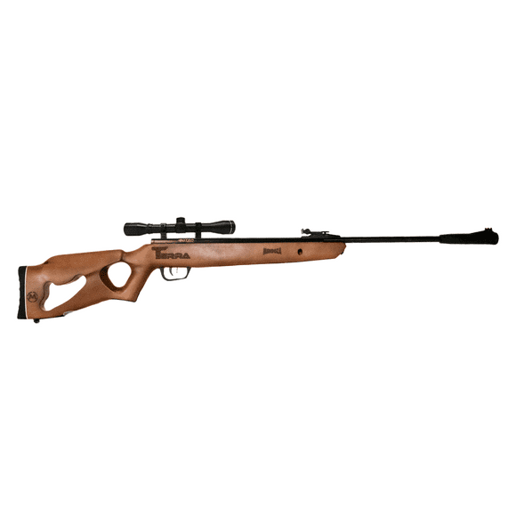 Rifle Deportivo Mendoza Terra Barniz Calibre 5.5 con Mira 4x32