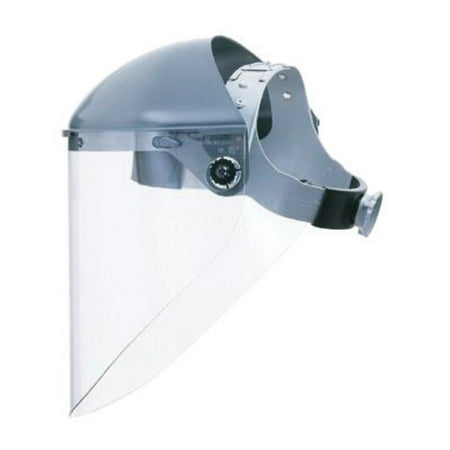 Headband Visor - Fibre-Metal by Honeywell High Performance Model F400 Heat Resistant Noryl Capmount Adapter With 4'' Crown 3C Ratchet Headband For Use With Mounting Visors to Non-Slotted Hard Hats