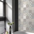 thumbnail image 1 of 20 piezas autoadhesivas de azulejos diagonales para suelo pegatinas de pared (ET105 20x20cm), 1 of 4