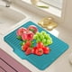 thumbnail image 5 of Tapete de silicona para secar platos y utensilios de cocina, con ranuras de drenaje, bandeja desviadora de agua sin perforaciones, escurridor lateral para fregadero, Aestivo | Verde | AESTIVO, 5 of 7