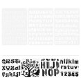 thumbnail image 4 of Miangastore 20Pcs Alphabet Drawing Stencils Kids Painting Stencils Numbers Templates, 4 of 8