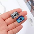 thumbnail image 6 of EOEMY Cartoon Outdoor Travel Brooch Camera Brooch 4 Camera Brooches Lapel Pi /-2, 6 of 8