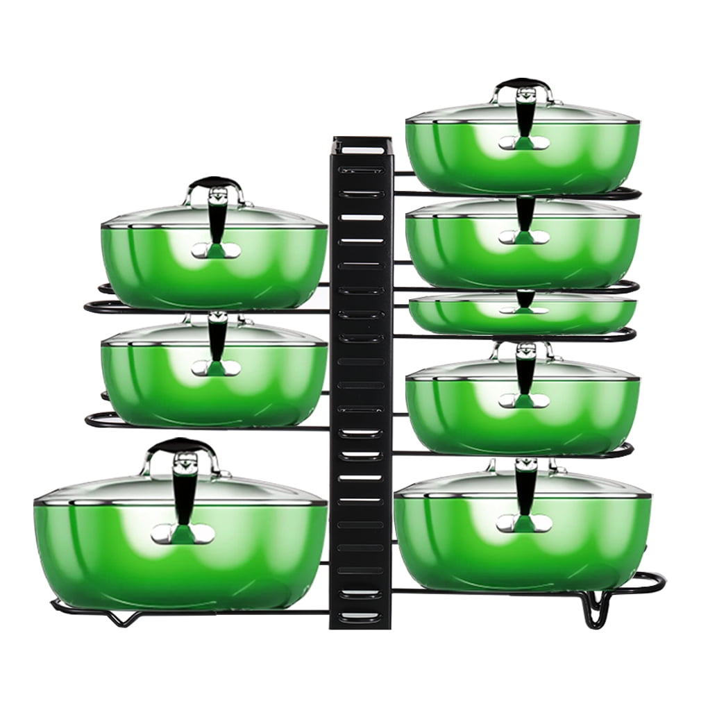 DTOWER Kitchen Organizer Stainless Steel Pans Organizers Rack