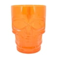 thumbnail image 1 of Halloween Plastic Skull Beer Mug Party Tableware, Orange, 19 oz, Way to Celebrate, 1 of 4