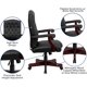 thumbnail image 2 of Silla de Oficina Ejecutiva Giratoria Flash Furniture FF775873676 Clásica con Brazos de Desplazamiento y Tapicería Suave Negro Flash Furniture FF775873676, 2 of 2