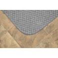 thumbnail image 4 of Garland Rug Cabernet Washable Nylon Bath Rug Set, 3 Piece Set (21"x34" Bath Rug, Contour Rug, & Toilet Lid) Platinum Gray, 4 of 5