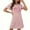 Pink, variant on Sakmal Love Womens Moomoo Nightgowns Soft Valentines Short Sleeve Nightwear Heart Print Short Womens Nightgown L