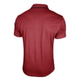 thumbnail image 5 of YLSDY Mens Sports Shirts Quarter Zip up Shirts Casual Classic Lightweight Short Sleeve Golf Collared Shirt with Pocket Red M, 5 of 6
