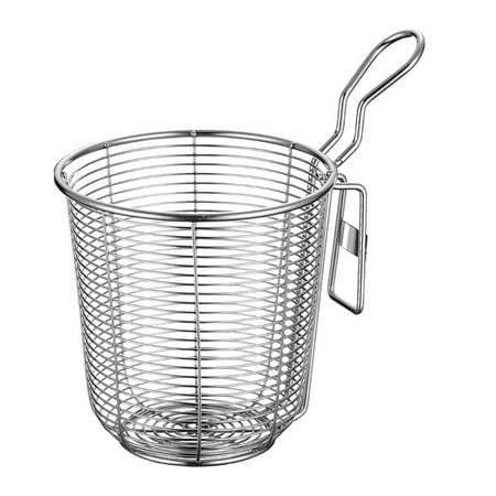 

Strainer Basket Pasta Mesh Colander Skimmer Noodle Pot Food Cooking Hot Spoon Fine Handle Ladle Spider Stainless Steel