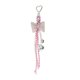 thumbnail image 1 of Ofertas Únicas 1 Pc Llaveros de Encanto de Bolso Accesorios de Bolsa de Corazón con Lazo de Moda Rosa, 1 of 5