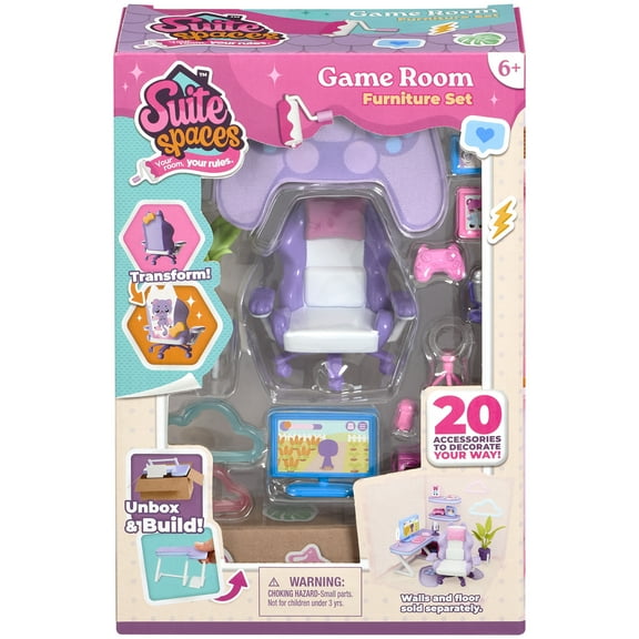 Suite Spaces Game Room Pack: Build the Dollhouse of Your Dreams